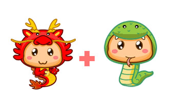 男龍女蛇